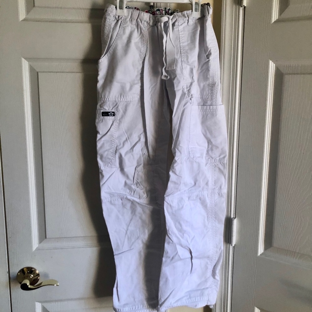 Koi white scrub pants